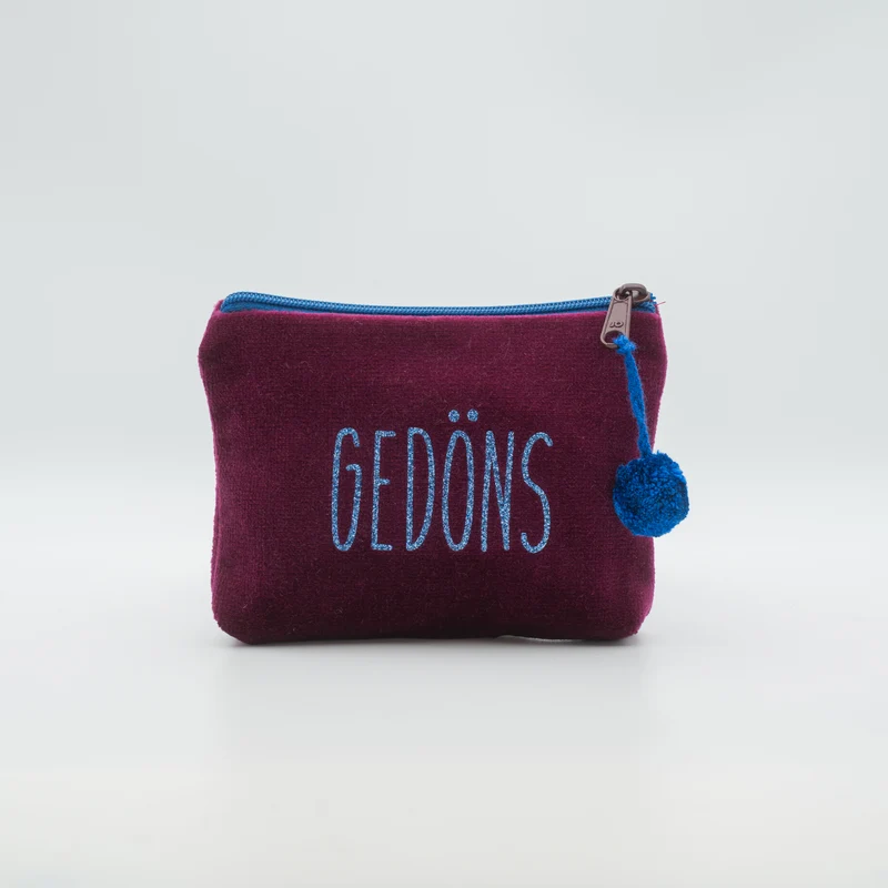 Kosmetiktasche Mini Gedöns  - Beere Blau - Frau Heidelberg 