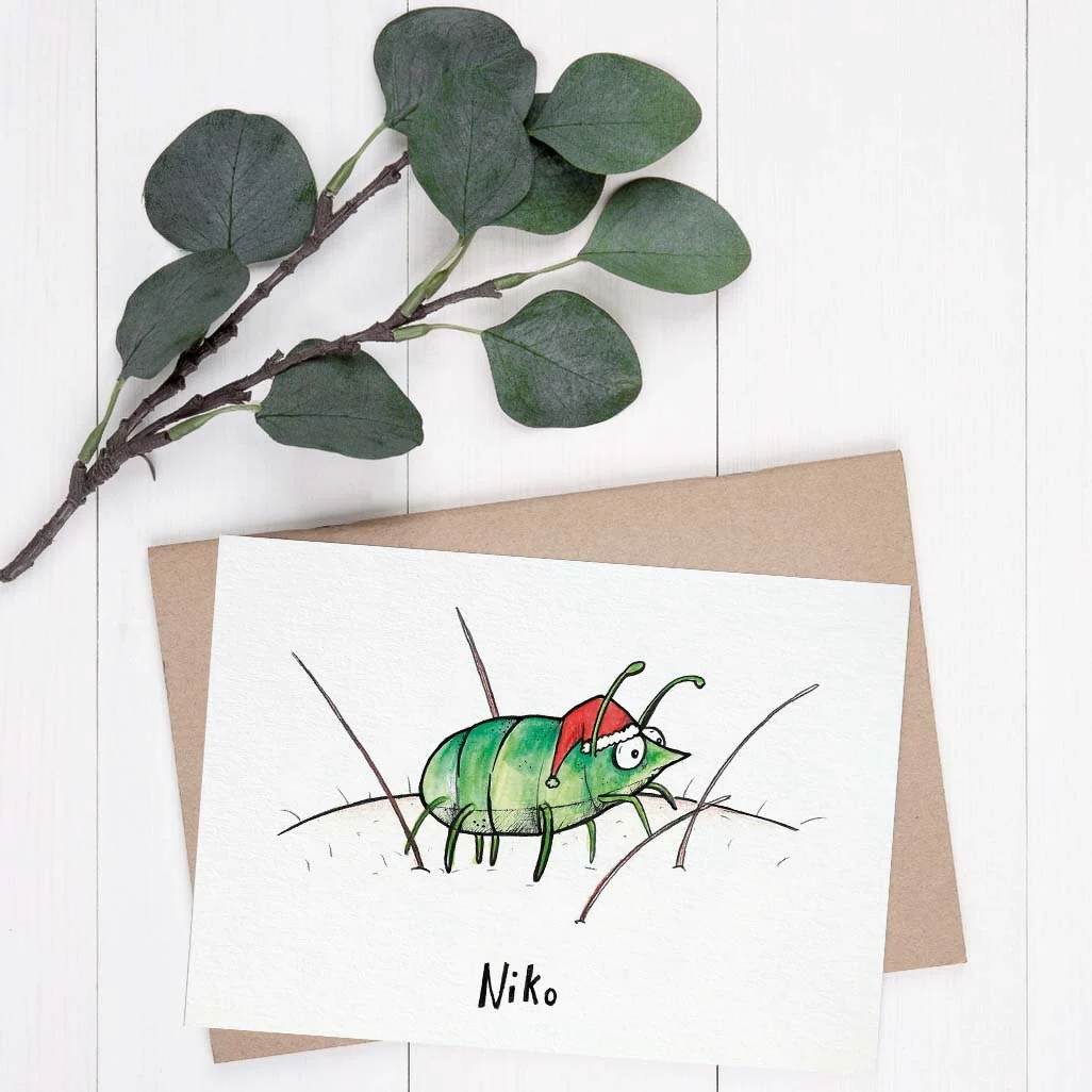 Postkarte Niko Laus Ligarti 