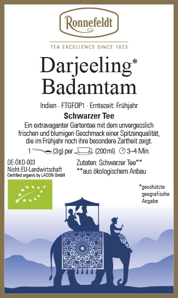 BIO Darjeeling* Badamtam von Ronnefeldt