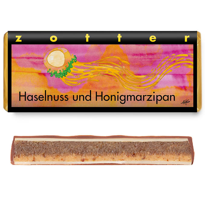 Haselnuss und Honigmarzipan - Zotter 