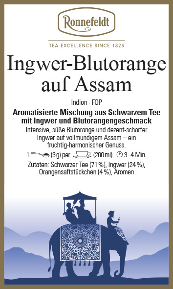 Ingwer - Blutorange auf Assam von Ronnefeldt