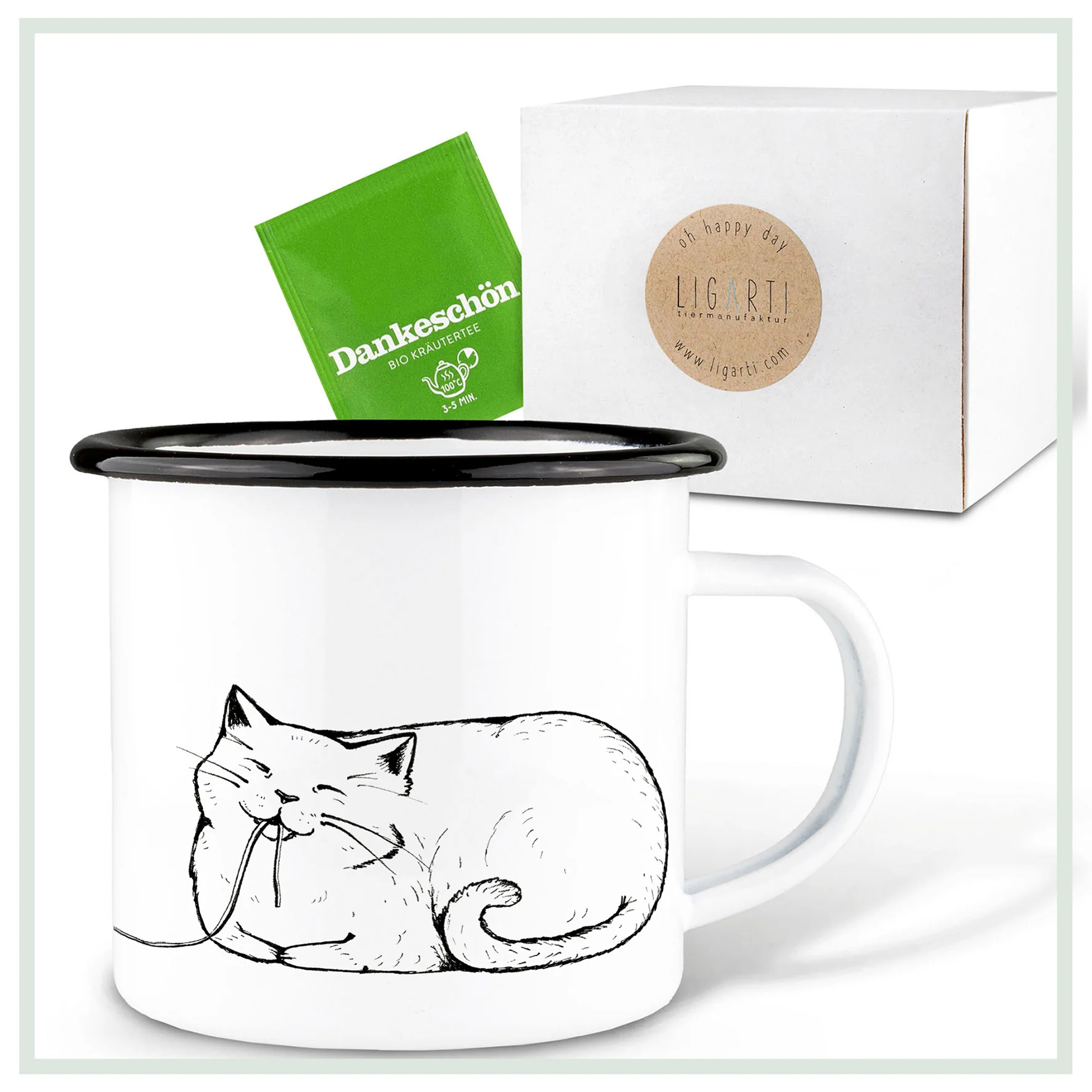 Emaille Tasse Spacatti - Ligarti