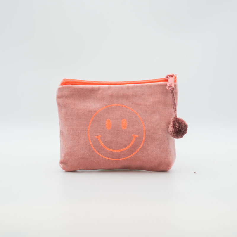 Kosmetiktasche Mini Smiley - Puder Neonorange - Frau Heidelberg 