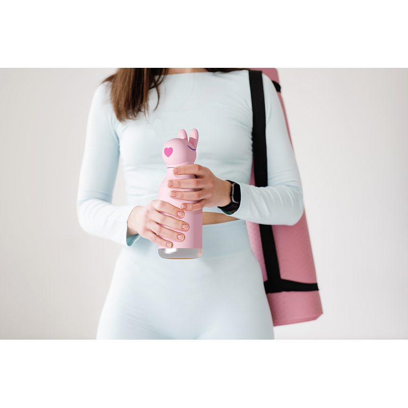 Bestie Kinder Trinkflasche  rosa Hase - ASOBU