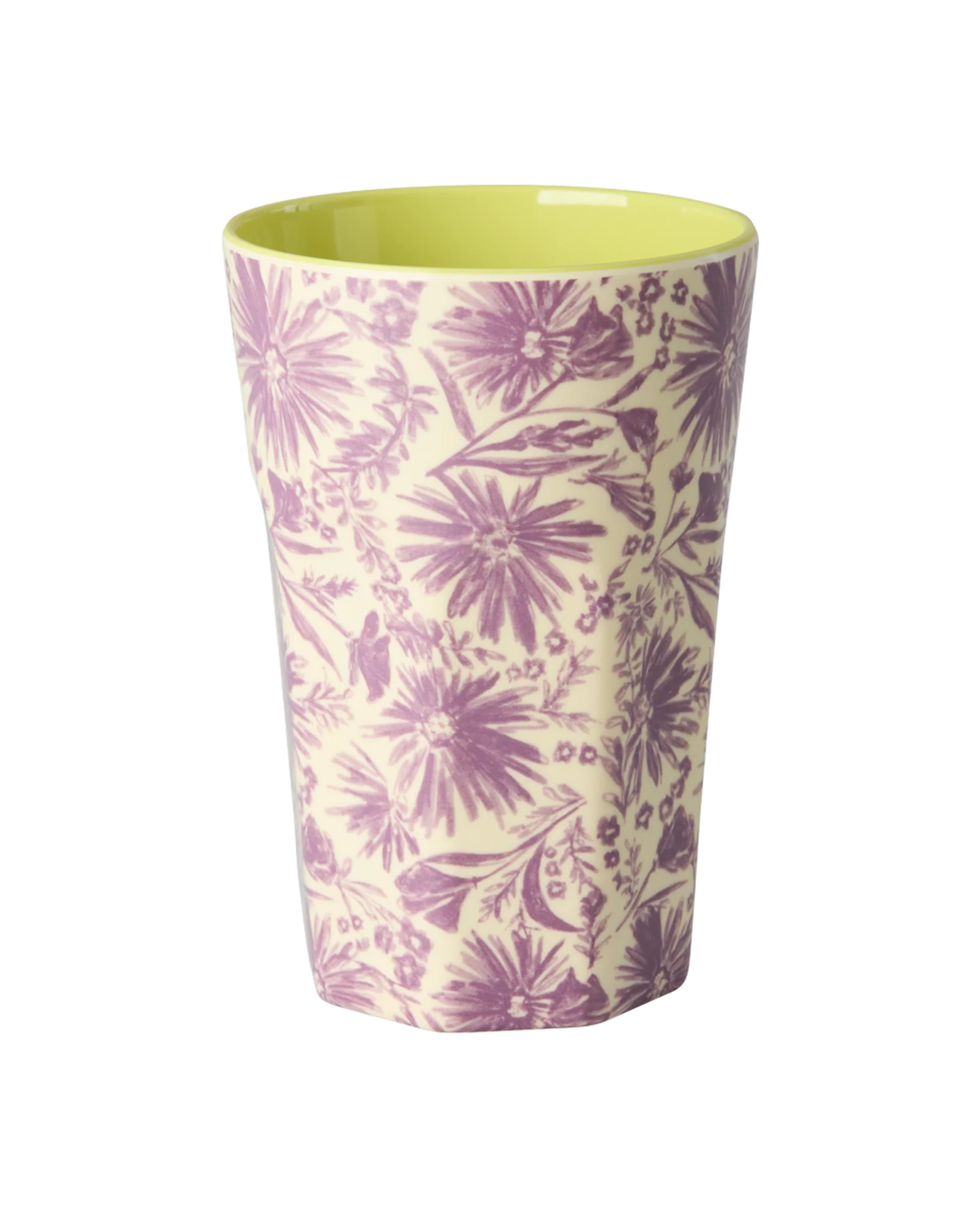 Mittelgroßer Becher - Lila Flower  - Rice 
