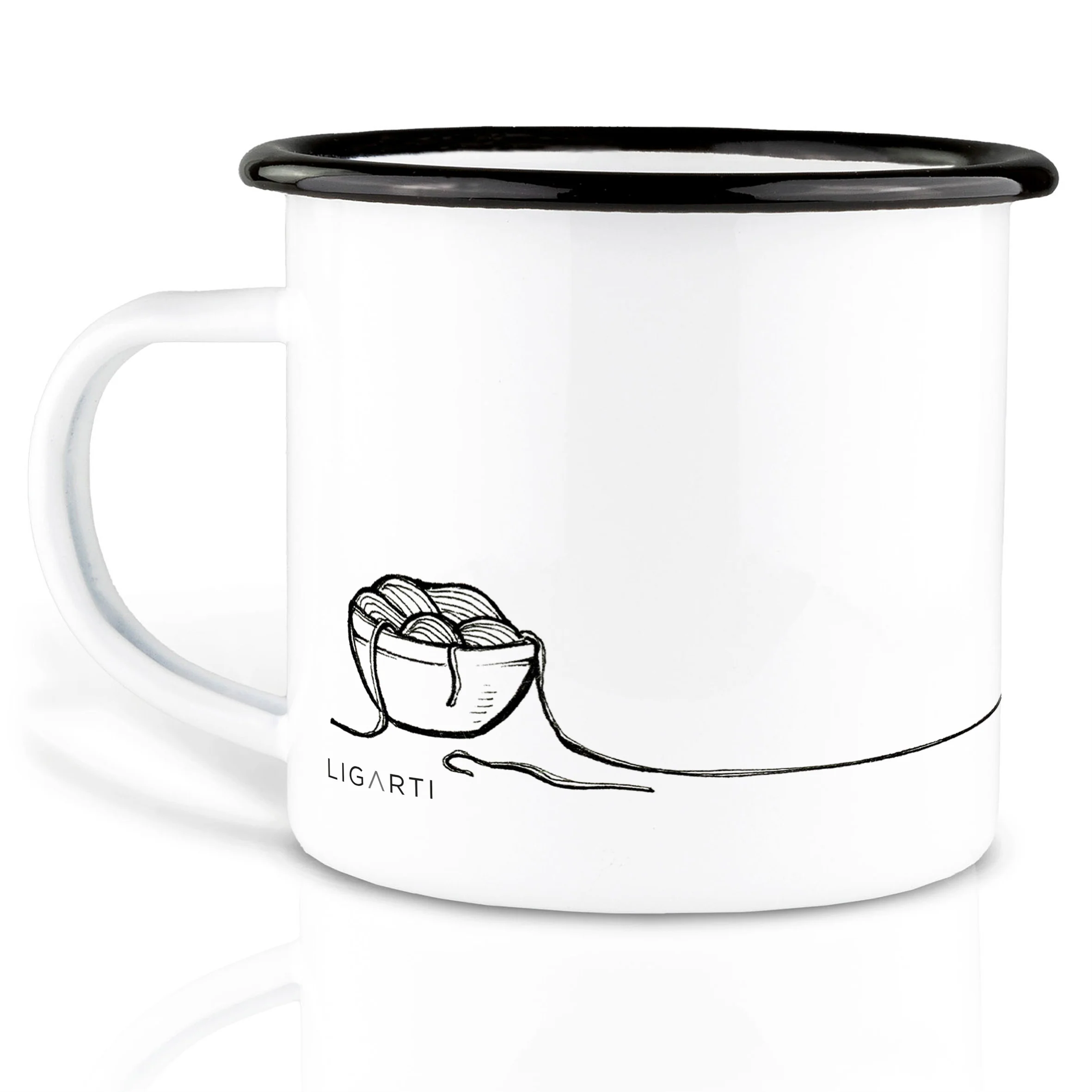 Emaille Tasse Spacatti - Ligarti