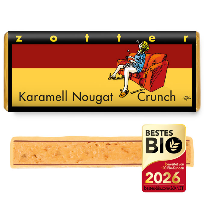 Karamell Nougat Crunch - Zotter 