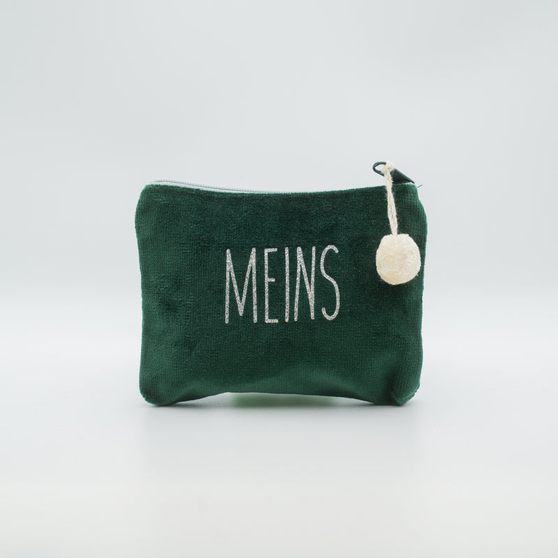 Kosmetiktasche Mini Meins - Tanne Silber - Frau Heidelberg 