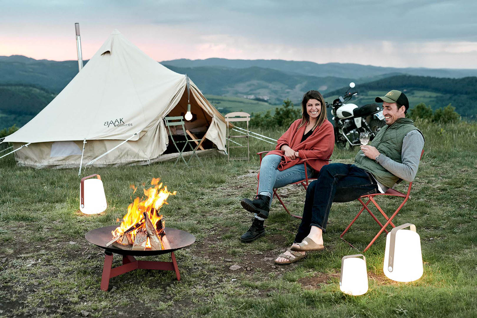  Balad Lampe H38 schwarzkirsche - Fermob 