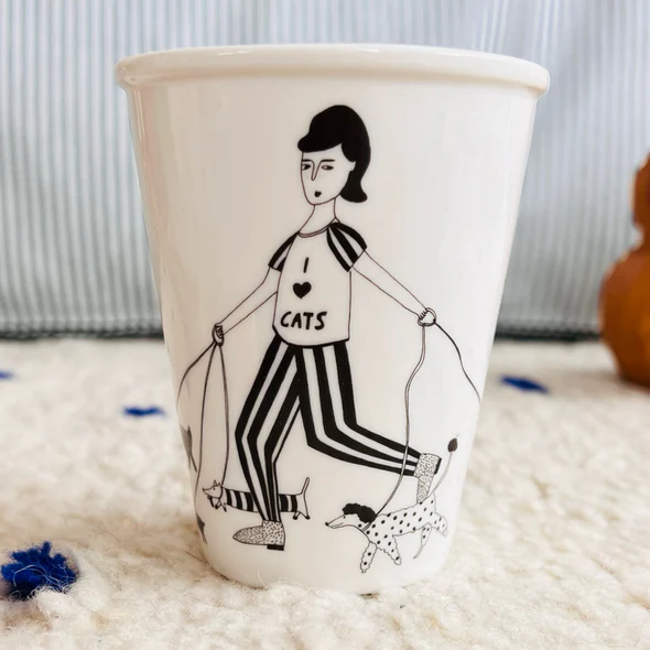Becher "i love cats" Helen B 