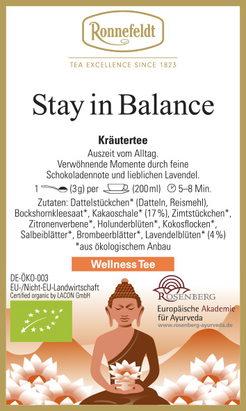 BIO Stay in Balance Wellness Tee von Ronnefeldt 