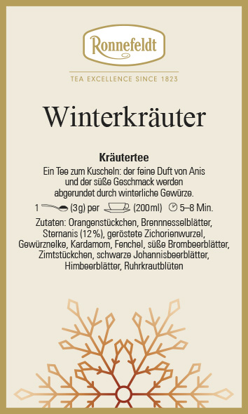 Winterkräuter von Ronnefeldt