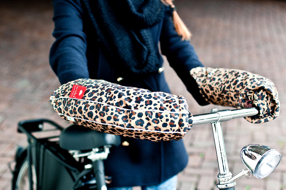 Fahrrad Handwärmer Bike Pogies Leopard - Wobs 