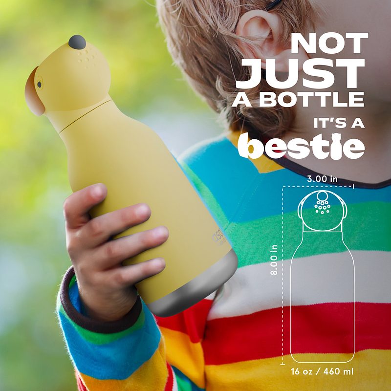 Bestie Kinder Trinkflasche Hund - ASOBU 