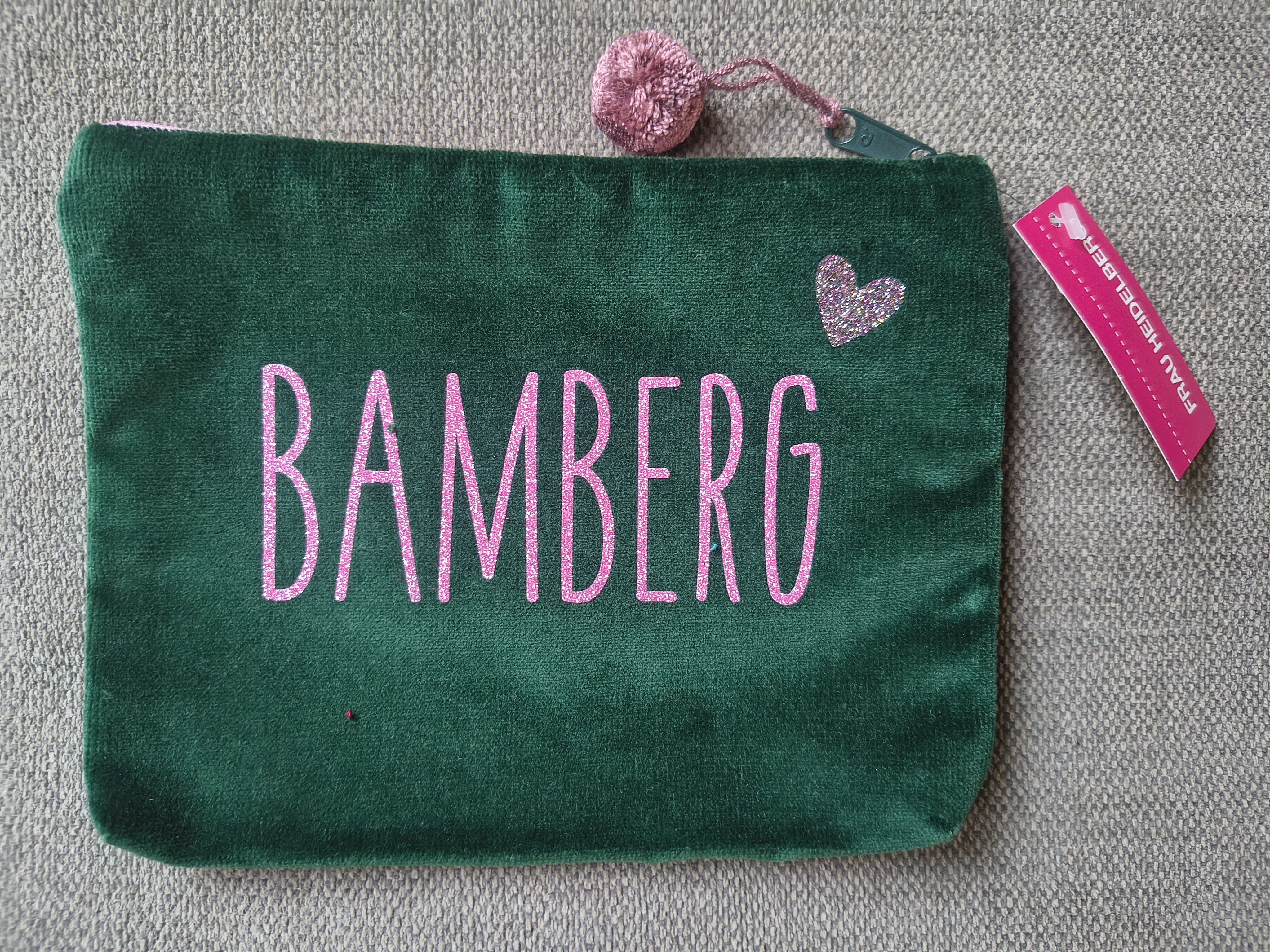Kosmetiktasche Medium Bamberg - Tanne Rosa - Frau Heidelberg 