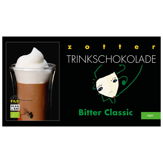 Trinkschokolade Bitter Classic - Zotter