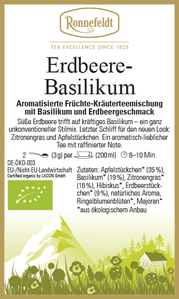 Erdbeere Basilikum von Ronnefeldt