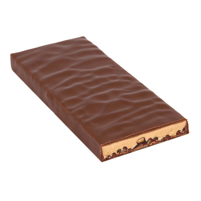 Mandelnougat mit roten Nüssen - Zotter
