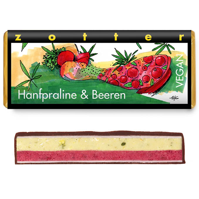 Hanfpraline & Beeren - Zotter 