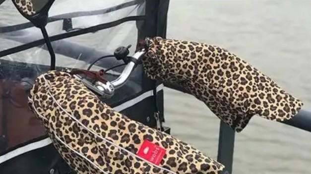 Fahrrad Handwärmer Bike Pogies Leopard - Wobs 
