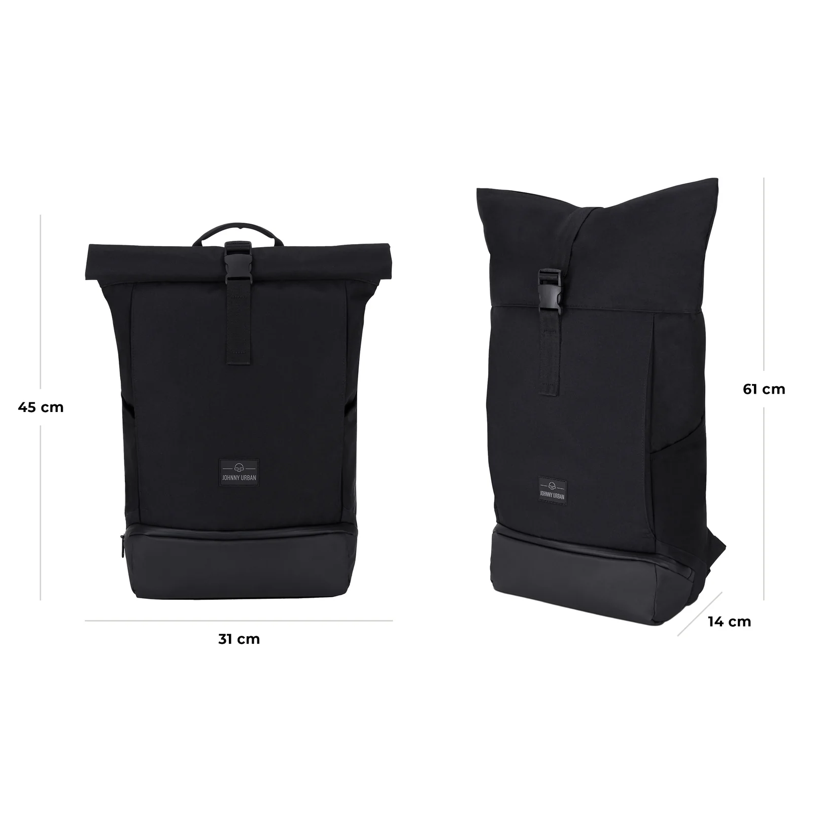 Rucksack Allen large sand-grau - Johnny Urban