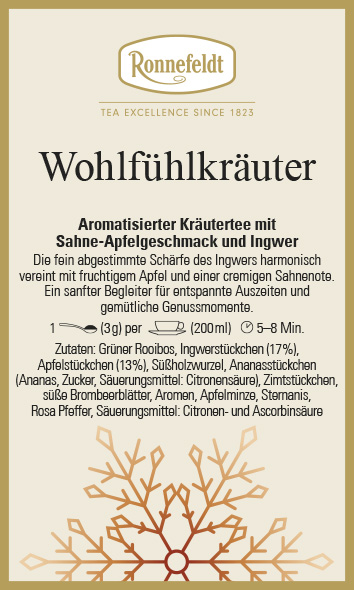 Wohlfühlkräuter von Ronnefeldt