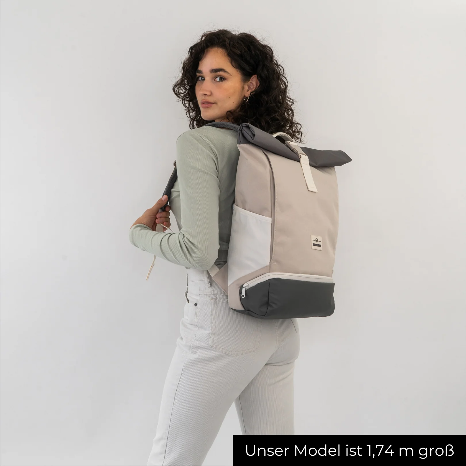 Rucksack Allen medium sand-grau - Johnny Urban